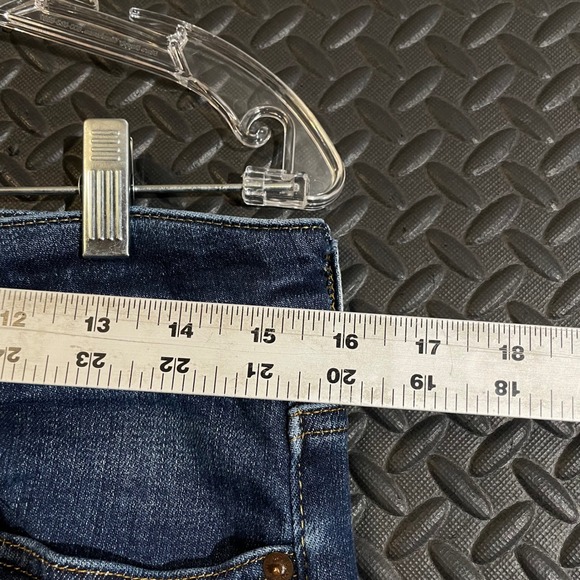 American Eagle Straight‎ Next Level Denim Dark Wash Blue Jeans Men's Size 30x36 - Picture 6 of 10